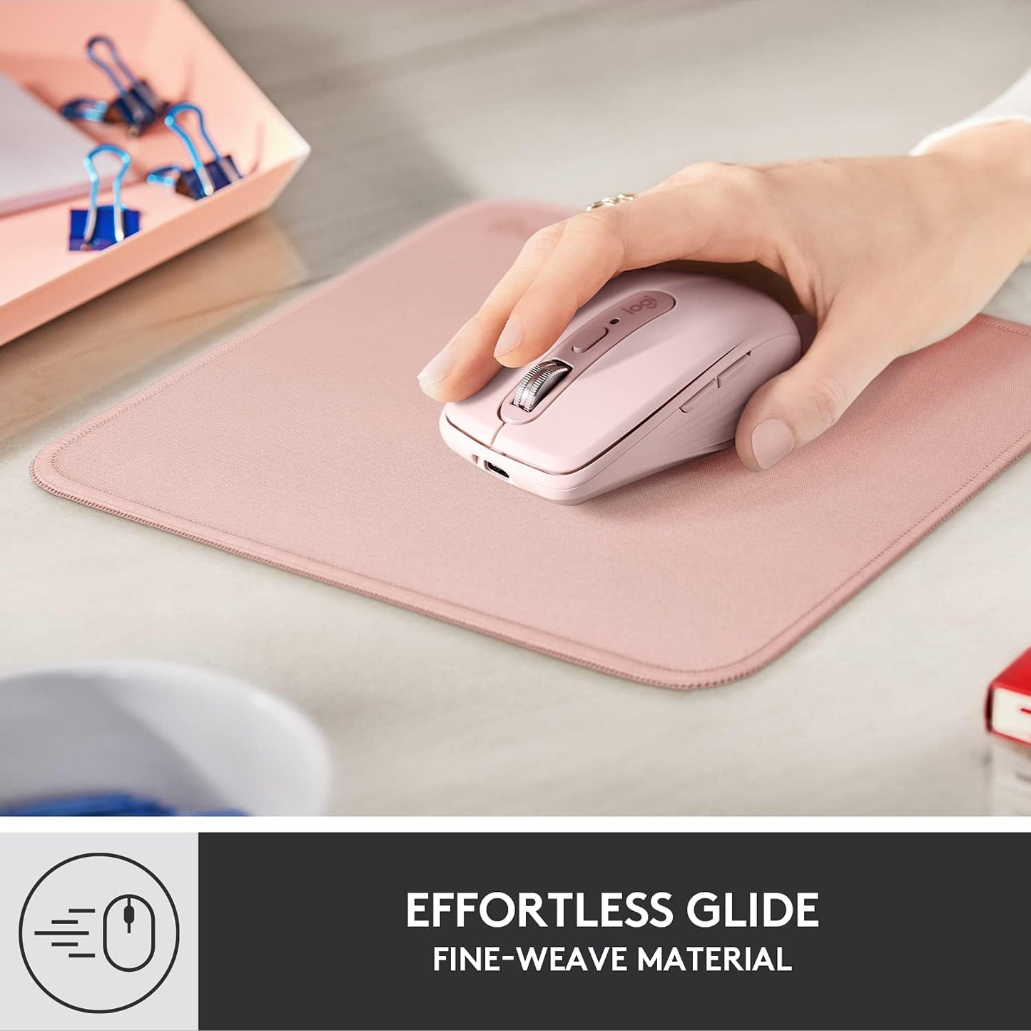 Logitech 956-000037 Studio Series Darker Rose Mouse Pad