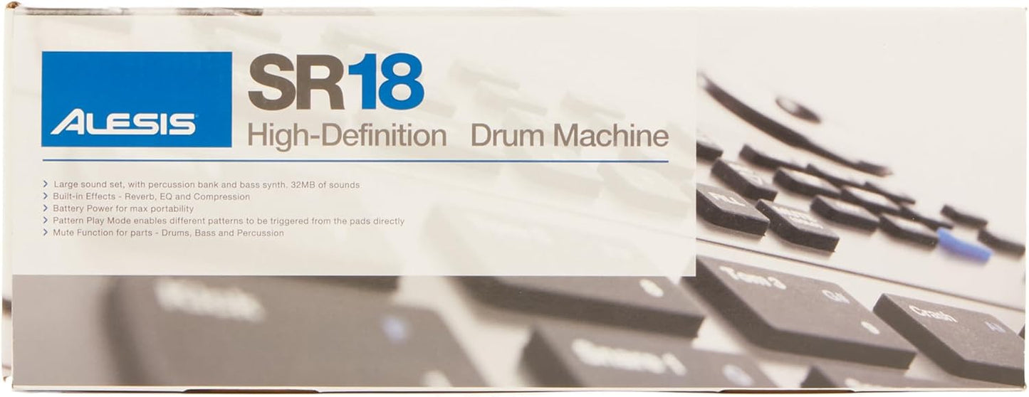 Alesis SR-18 Studio Drum Machine with Effects and Sounds