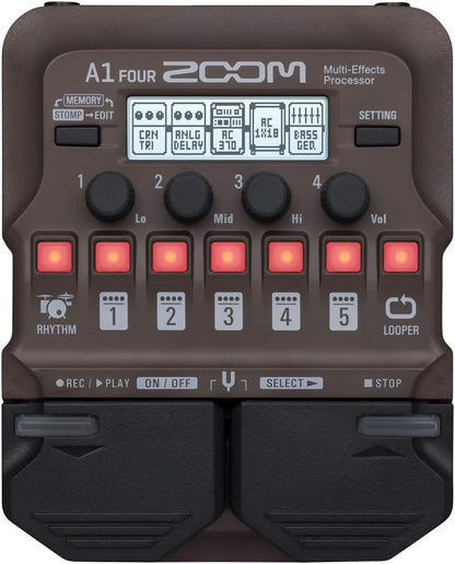Zoom A1 Four Acoustic Instrument Multi-Effects Pedal