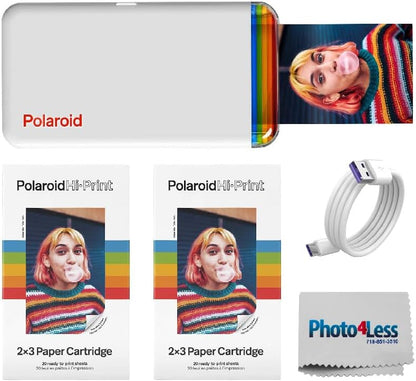 Polaroid 9128 Bundle Hi-Print 2x3 Pocket Printer