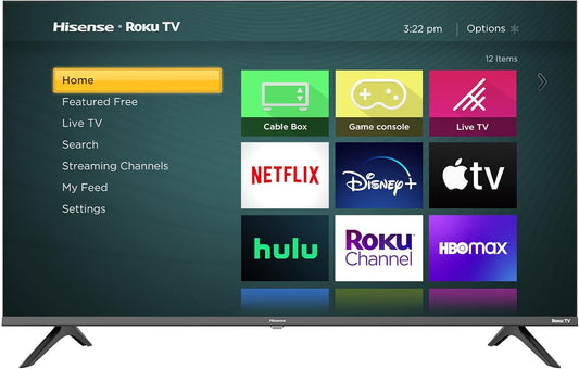 Hisense H4 Series 32" Roku Smart TV Alexa Renewed
