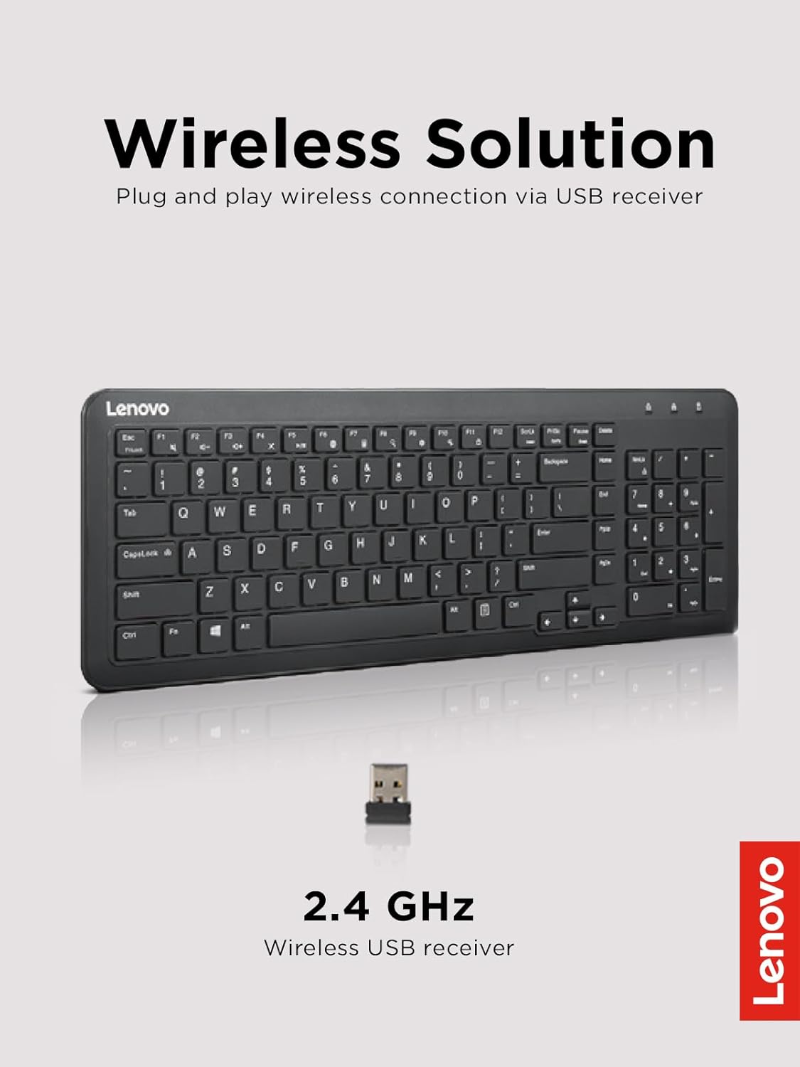 Lenovo GY41C95749 300 Wireless Keyboard Black