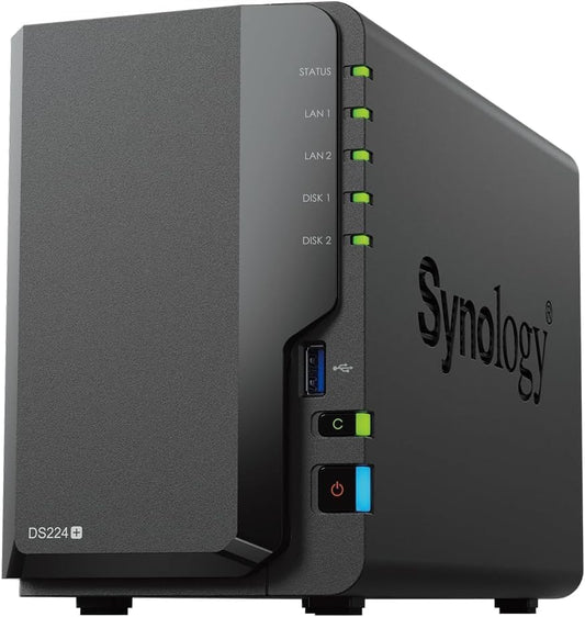 Synology DS224+ 2-Bay NAS 8TB HDD Bundle