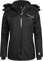 Spyder Women's Snow Jacket Color Block Quilted Winter Jacket