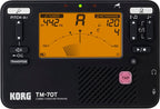 Korg TM70TBK Tuner Metronome Combo Black