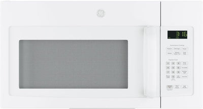 GE JNM3163DJWW Over-The-Range Microwave - White, 1.6 cu ft