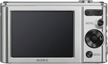 Sony DSCW800 20.1MP Digital Camera - Silver (Easy Mode)
