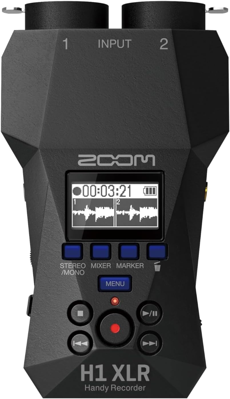 Zoom H1 XLR Handy Recorder 32-Bit Float Portable