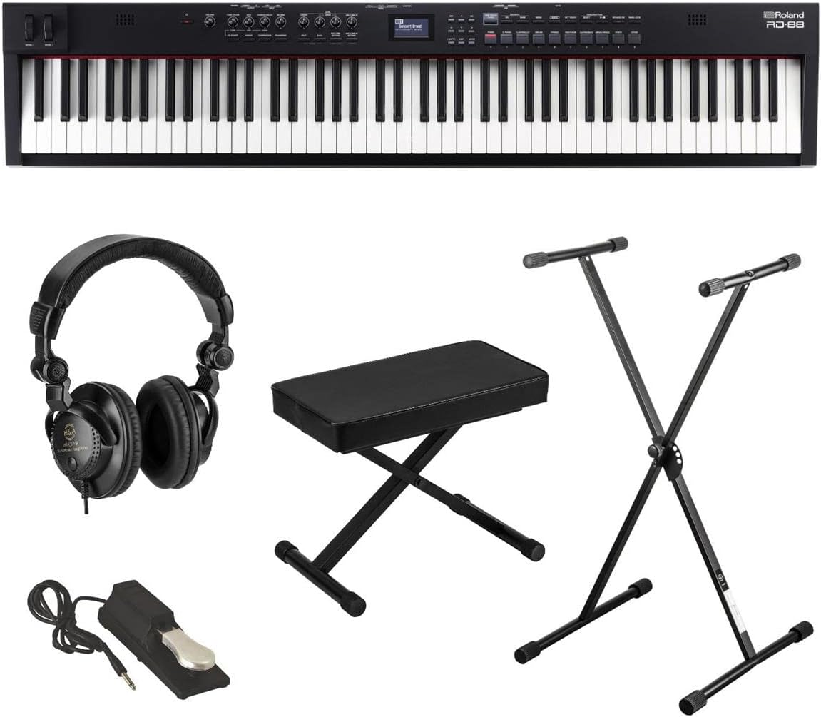 Roland RD-88 Digital Stage Piano - 88-Key Bundle