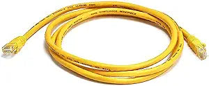Monoprice 103383 Cat5e Ethernet Patch Cable 5ft Yellow — main product image
