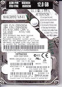 Hitachi DK23AA-12 12GB IDE 2.5 Hard Drive — main product image