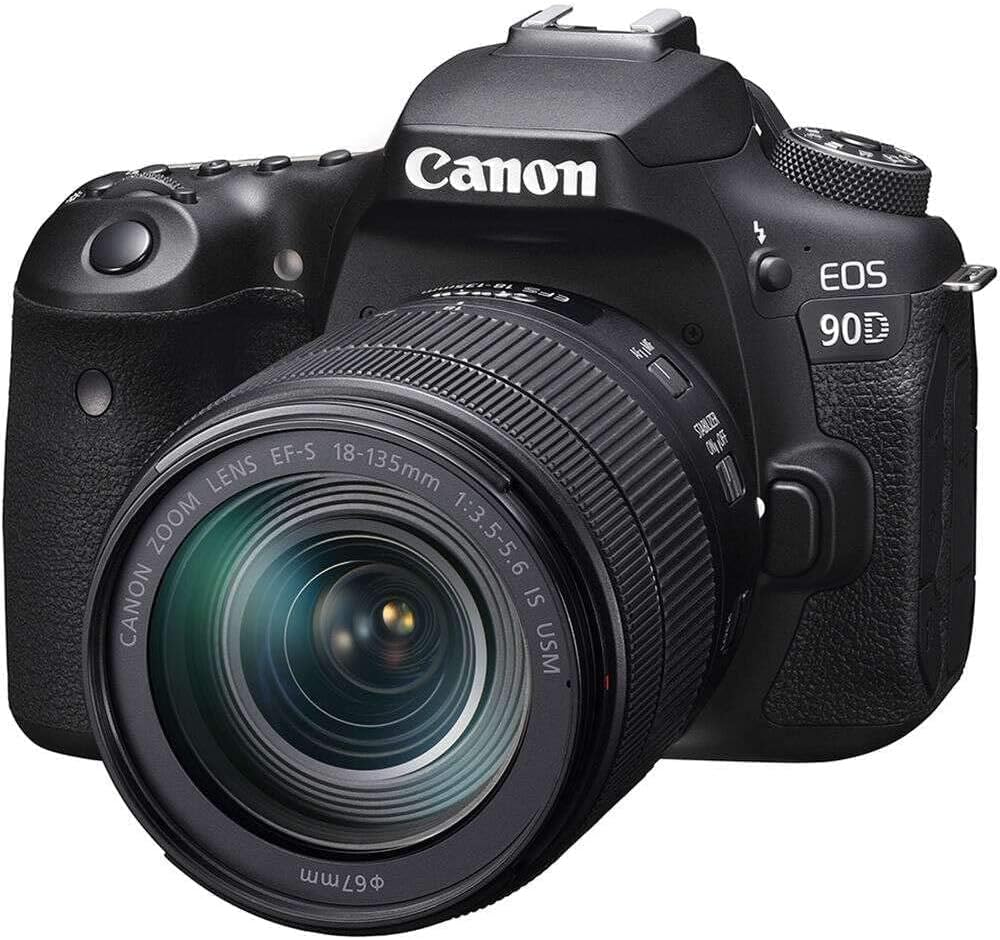 Canon 3616C017 EOS 90D DSLR Camera with 18-135mm Lens