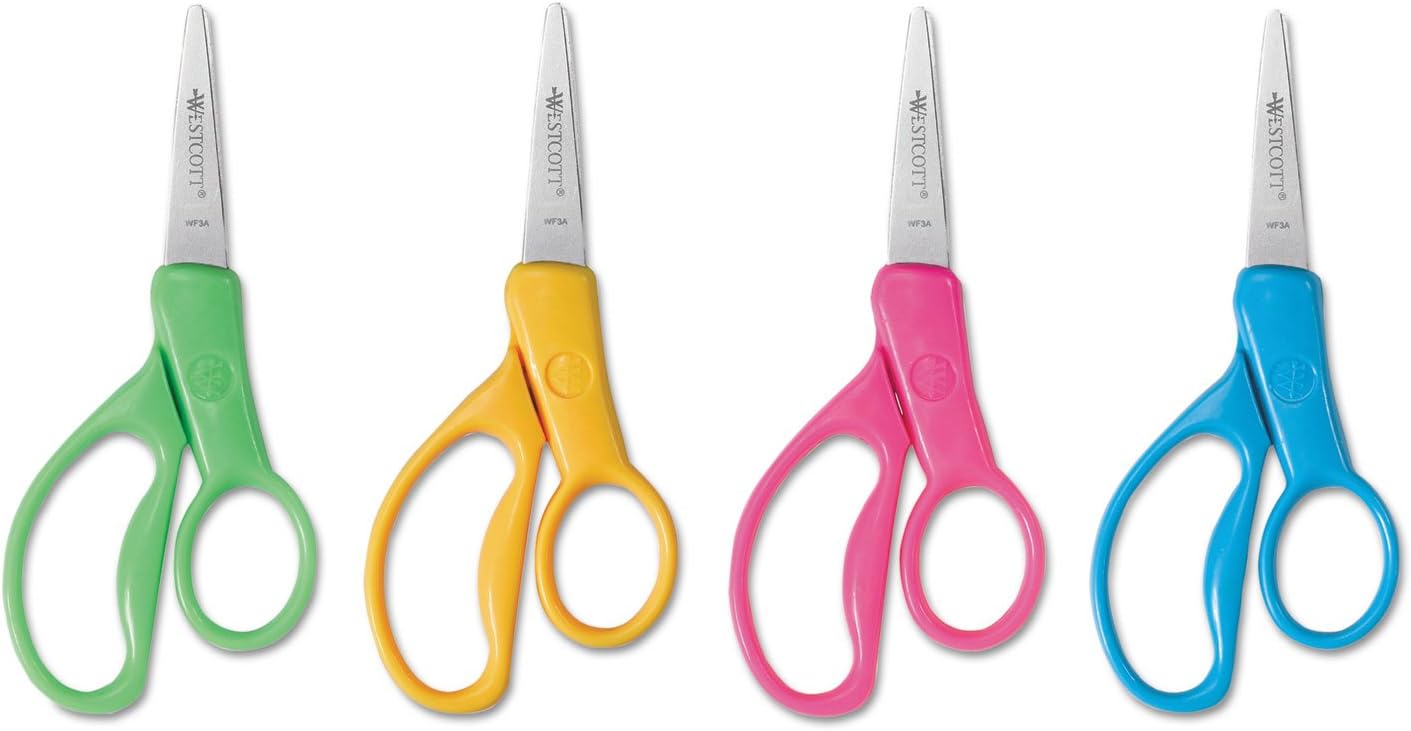 Westcott 13131 Kids Scissors 5-Inch Pointed Tip