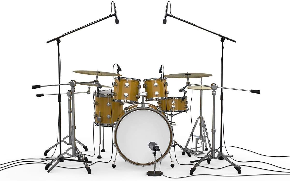 Monoprice 600007 Stage Right Drum Mic Kit: 7-Piece, XLR, Case Included