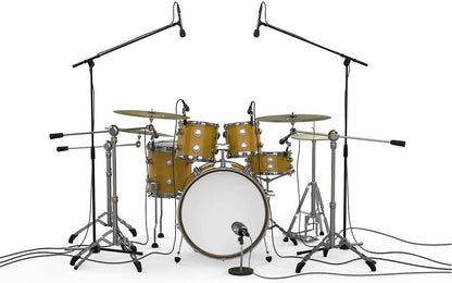 Monoprice 600007 Stage Right Drum Mic Kit: 7-Piece, XLR, Case Included
