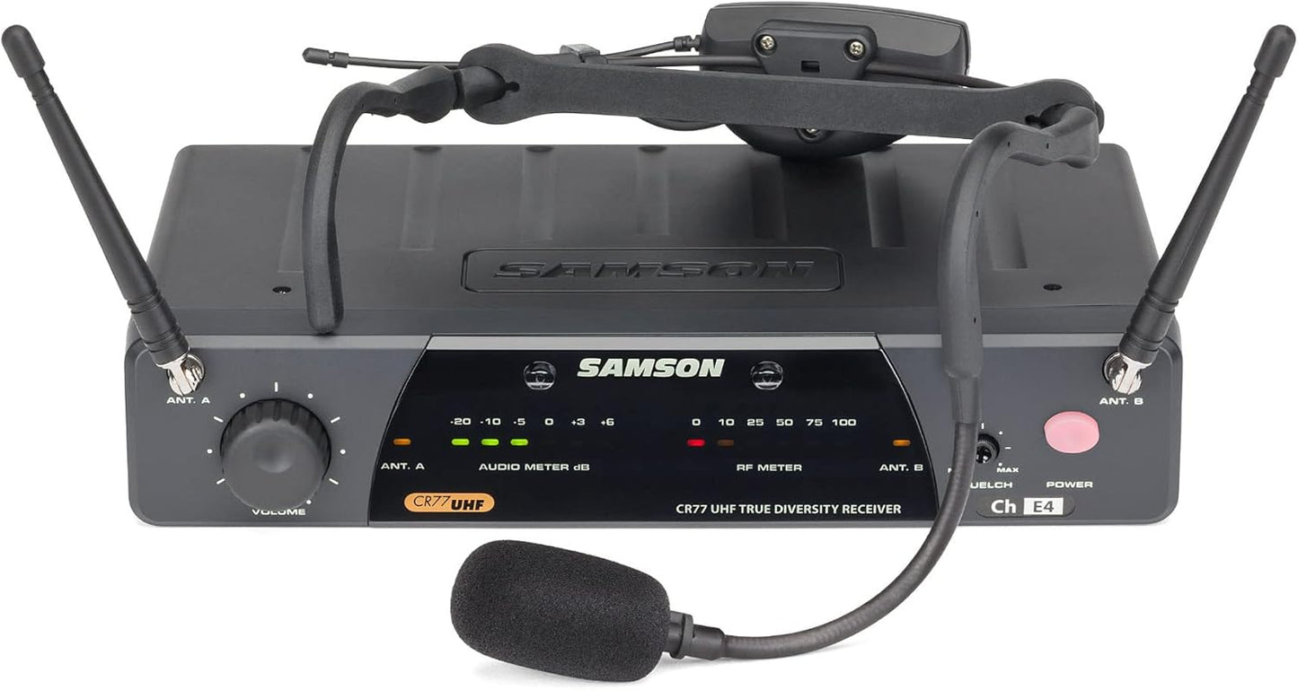 Samson SW7A7SQE-K1 AirLine 77 Fitness Headset Wireless System