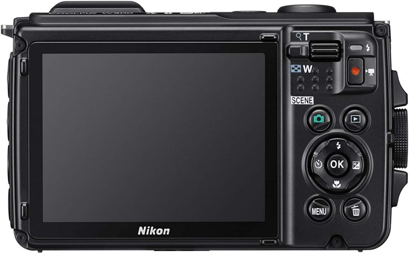 Nikon W300 Waterproof Underwater Digital Camera Black