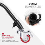 Neewer 10098283 Swivel Castor Wheels for C Stand