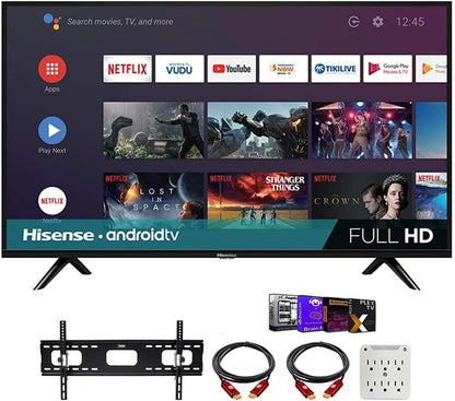 Hisense 40H5500F 40" FHD Android Smart TV Bundle