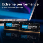 Crucial CT2K16G56C46S5 32GB DDR5 5600MHz Laptop RAM Kit