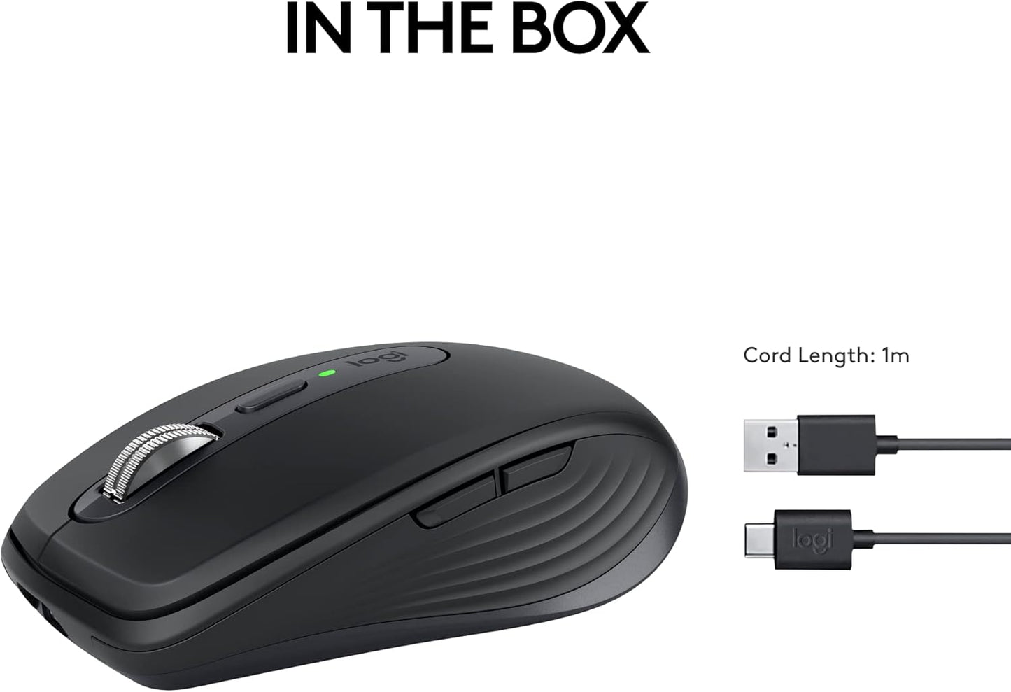 Logitech MX Anywhere 3S Compact Wireless Mouse (Renewed)