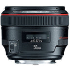 Canon 1257B002 EF 50mm f/1.2L USM Lens - Pro Filter - Renewed
