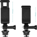 Neewer 10089743 Phone Holder - Hot Shoe Mount Adapter for Action Cameras