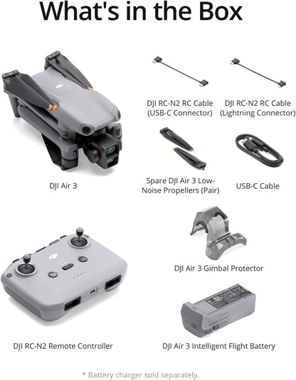 DJI CP.MA.00000691.04 Air 3 Drone 4K Dual Camera