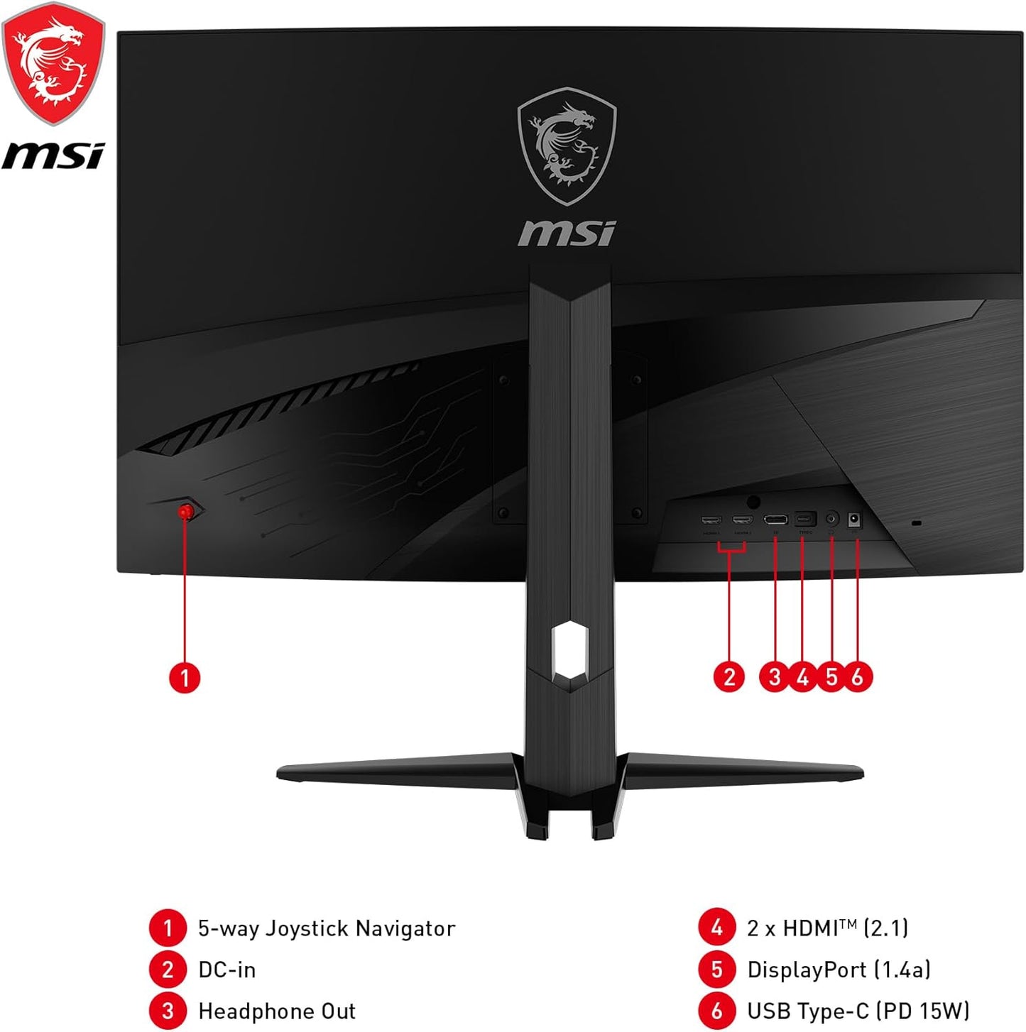 MSI MAG321CUP 32-inch 4K Gaming Monitor - 160Hz, 1ms, Adaptive Sync