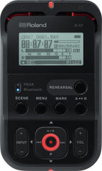 Roland R-07-BK High-Resolution Handheld Audio Recorder Black