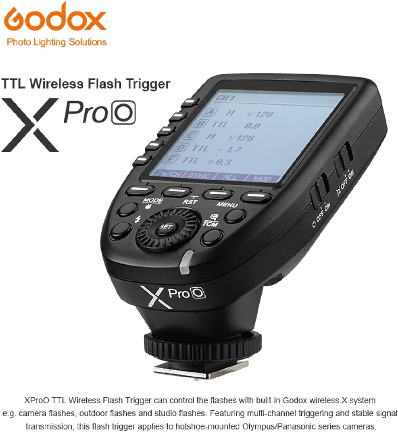 Godox GDXproO TTL Wireless Flash Trigger for Olympus