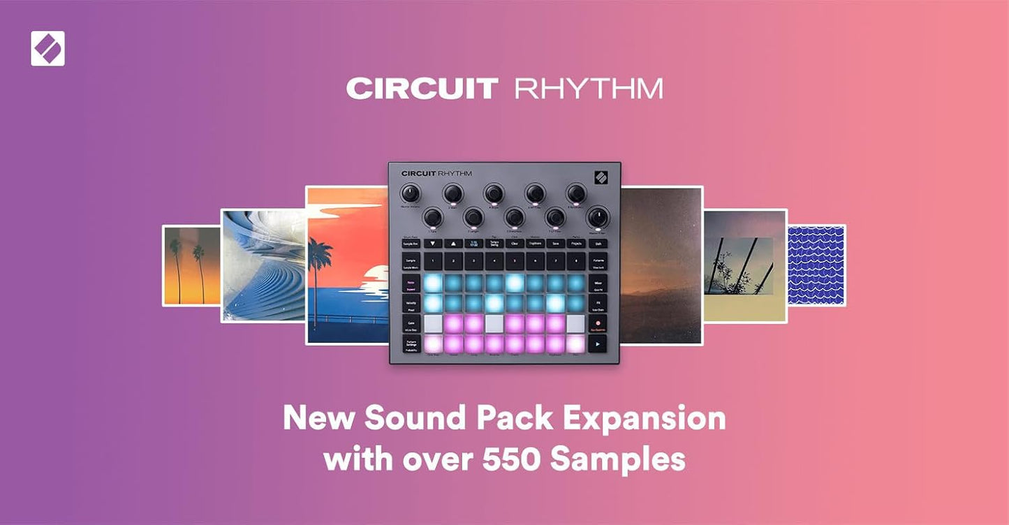 Novation Circuit Rhythm Beatmaking Sampler Bundle