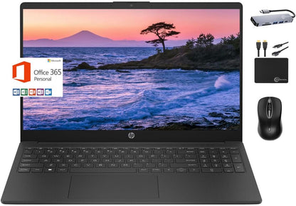 HP 2024 15.6 Inch Laptop Intel N200 + MarxsolAccessory