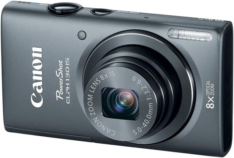 Canon ELPH 130 IS 16MP Digital Camera 8x Zoom