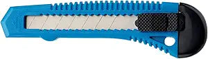 Westcott E-84003 00 18mm Snap Knife - Blue Plastic Handle
