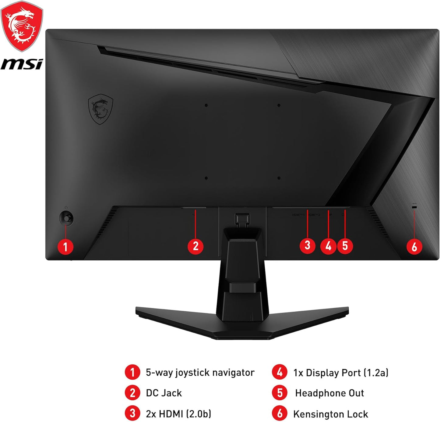 MSI G255F 25" 180Hz FHD Rapid IPS Gaming Monitor