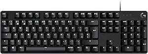Logitech G413 SE Mechanical Gaming Keyboard - Black (Renewed)