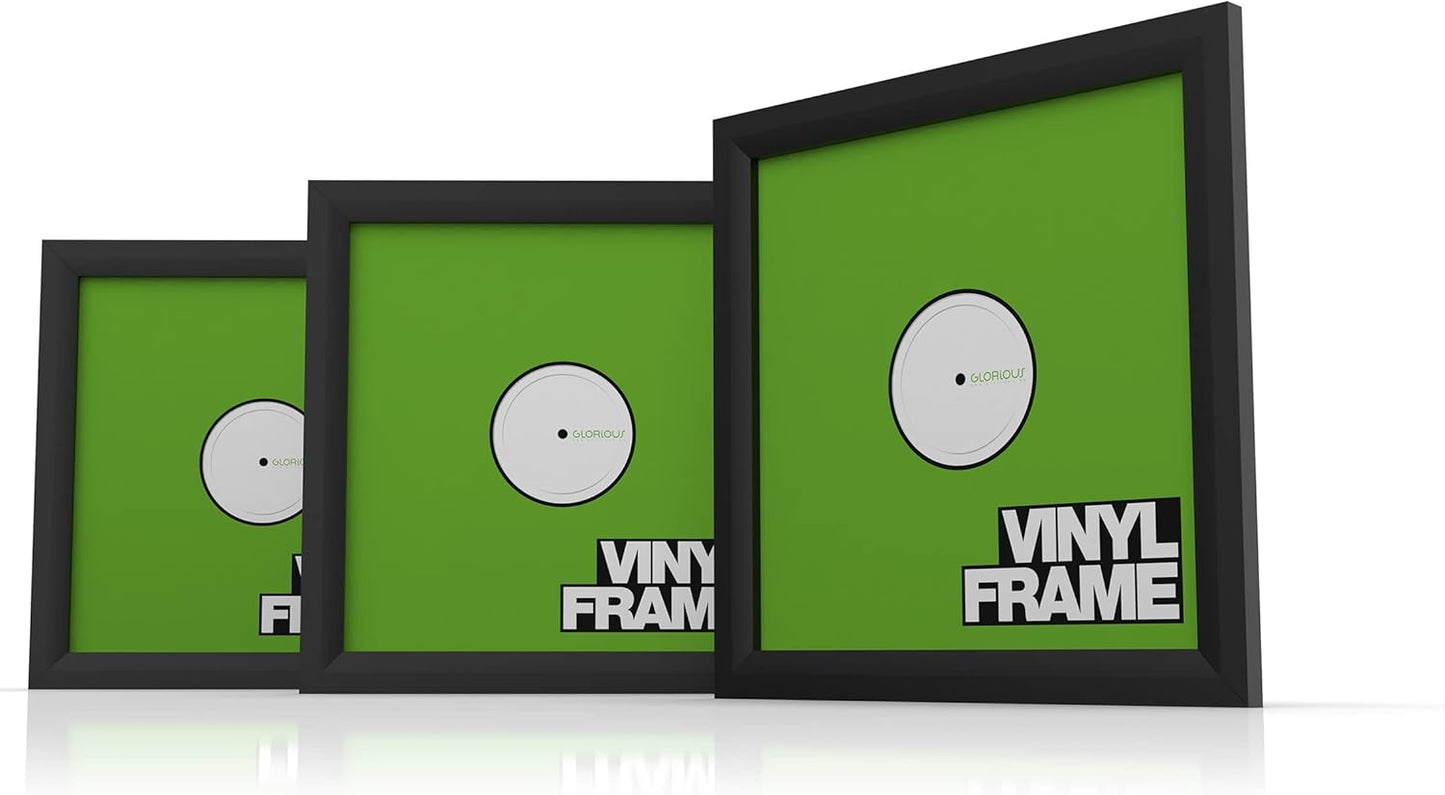 Glorious AMS-VINYL-FRAME-SET-BLK Vinyl Record Frame Set Black