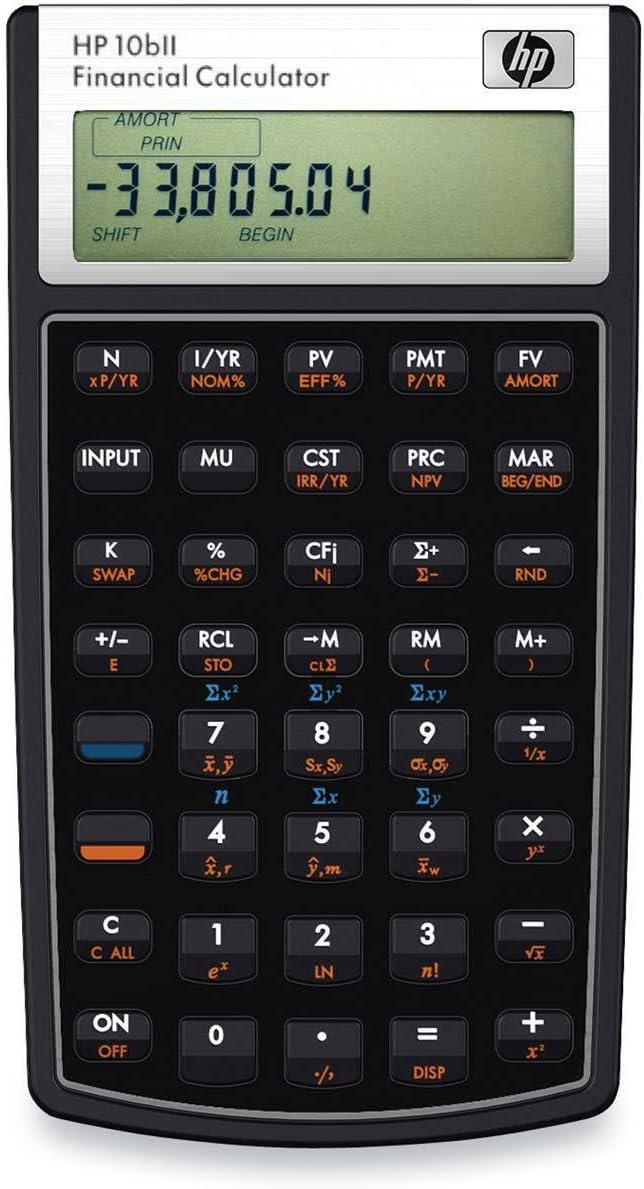 HP MSS350732A01 10bII+ Financial Calculator — main product image