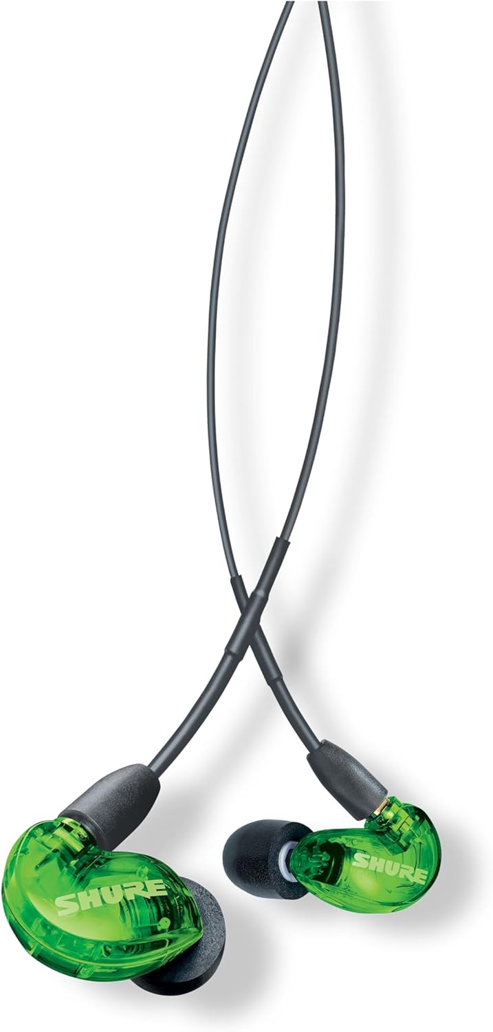 Shure SE215SPE-GN Green Sound Isolating Earphones — main product image