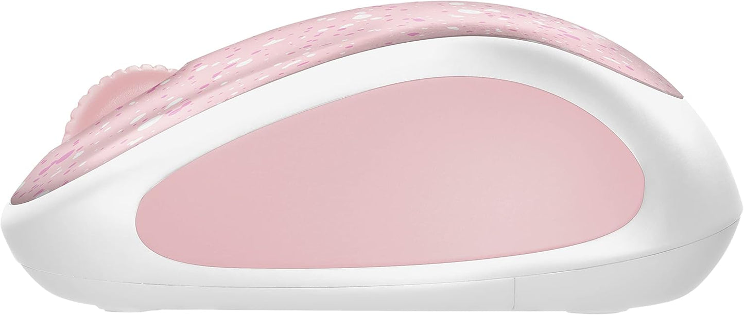 Logitech 910-006213 M317 Wireless Mouse Rose Splash
