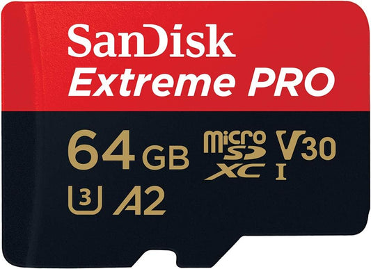 SanDisk SDSQXCU-064G-GN6MA 64GB Extreme PRO MicroSD Card