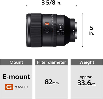Sony SEL135F18GM FE 135mm F1.8 G Master Prime Lens