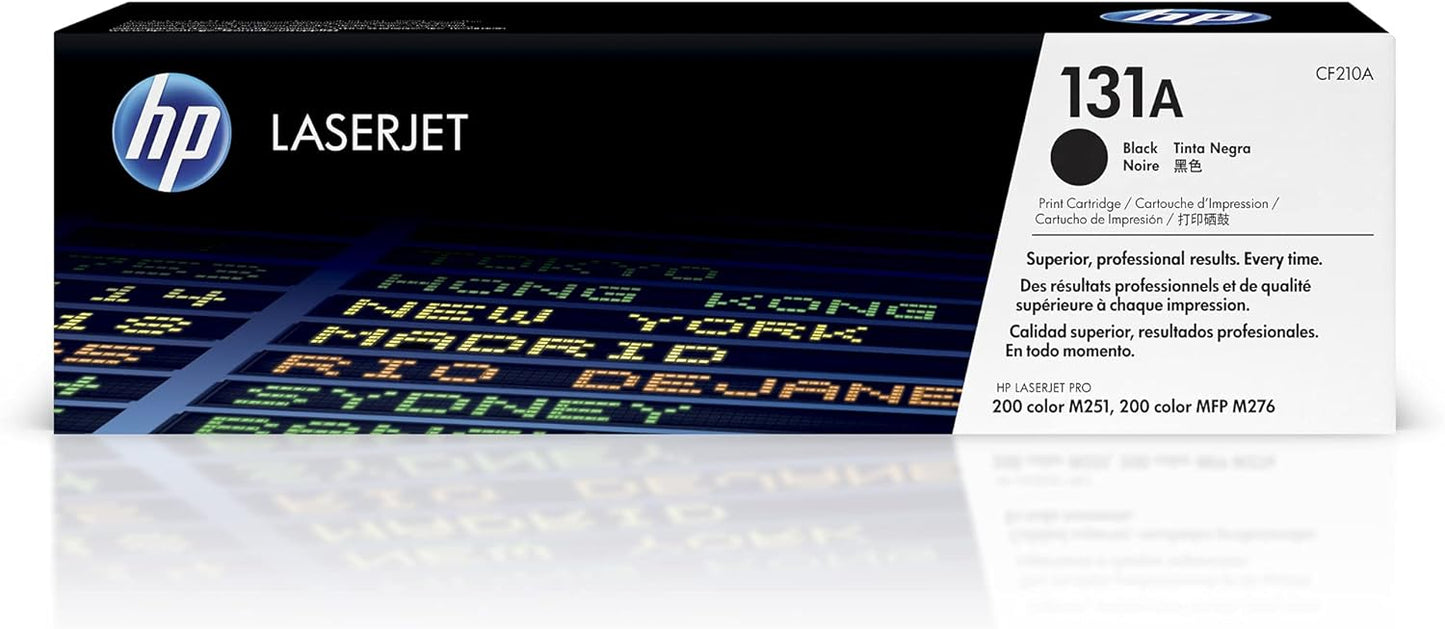 HP CF210A 131A Black LaserJet Toner Cartridge