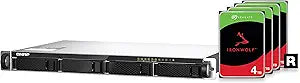 QNAP TS-435XeU-4G-44S-US 4-Bay Rackmount NAS 10GbE
