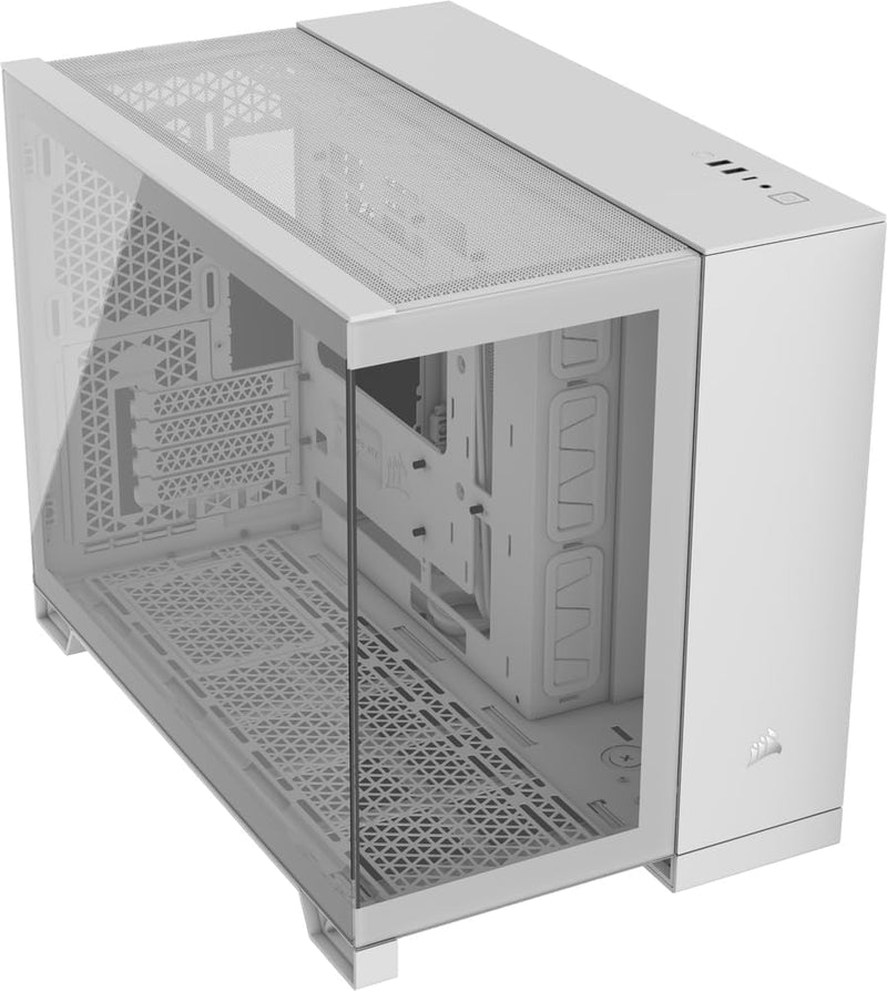 Corsair CC-9011266-WW 2500X mATX Dual Chamber PC Case - White — main product image