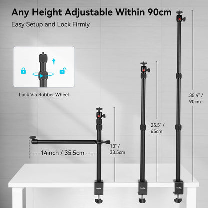 SmallRig 3992-SR Camera Desk Mount Light Stand Arm