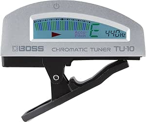 Roland TU10SV BOSS Clip-On Chromatic Tuner Silver