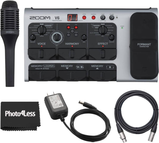 Zoom V6-SP Multi-Effects Vocal Processor Pedal Kit