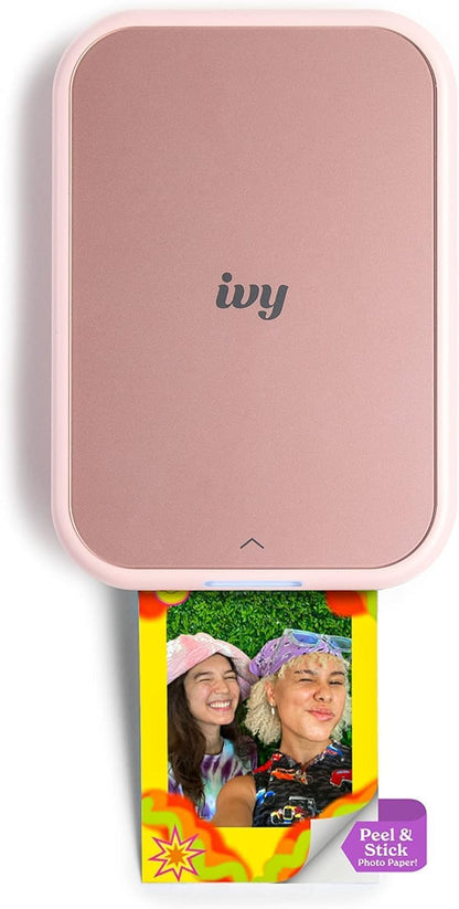 Canon Ivy 2 Mini Photo Printer Blush Pink Bundle